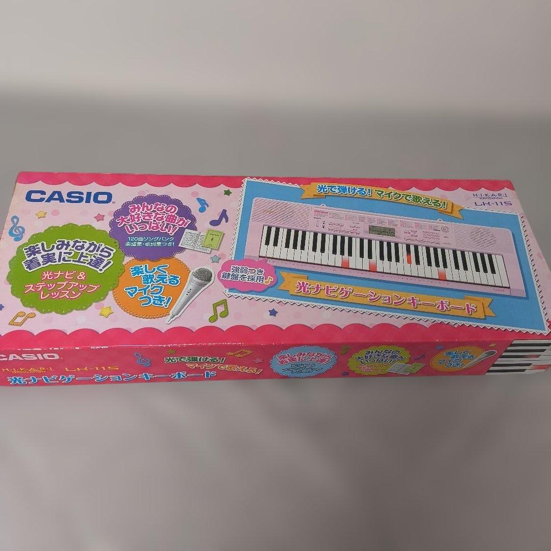 CASIO LK-115 ピンク キーボード