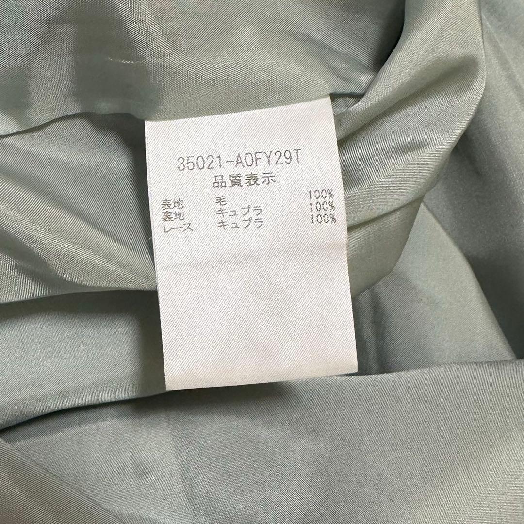 FOXEY ウール ギャザーワンピース Aライン 美品 38