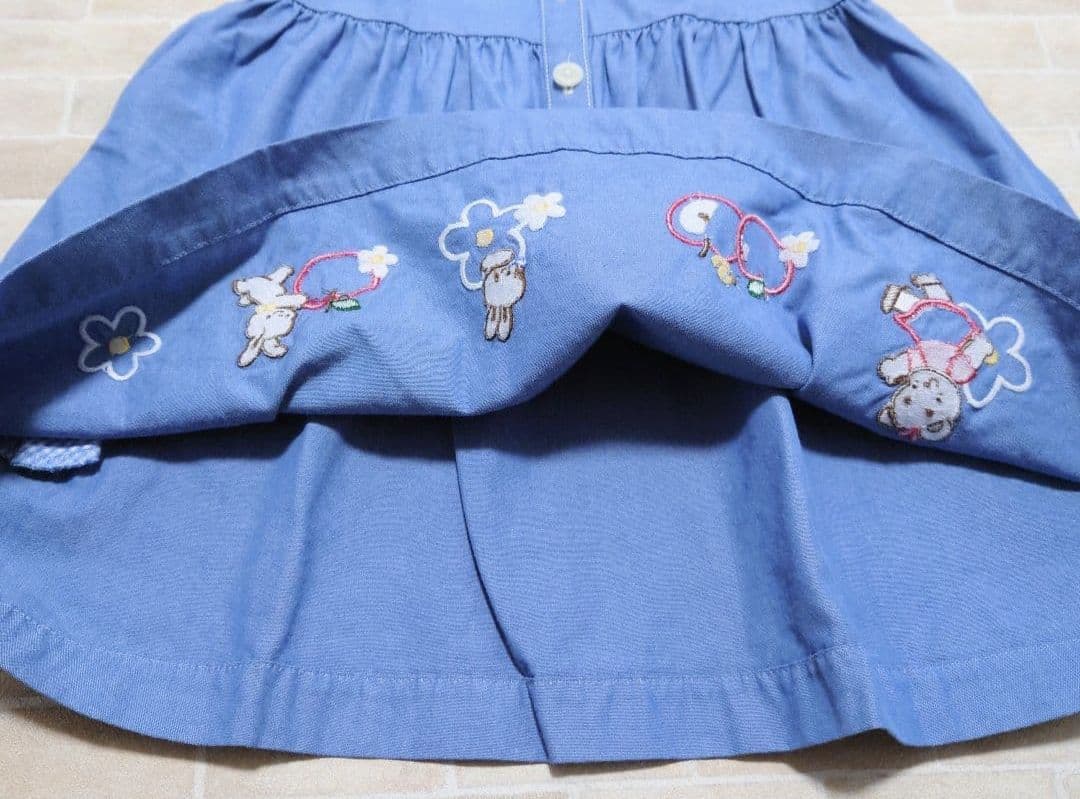美品　familiar　ファミリア　リアちゃん　ジャンパースカート　90