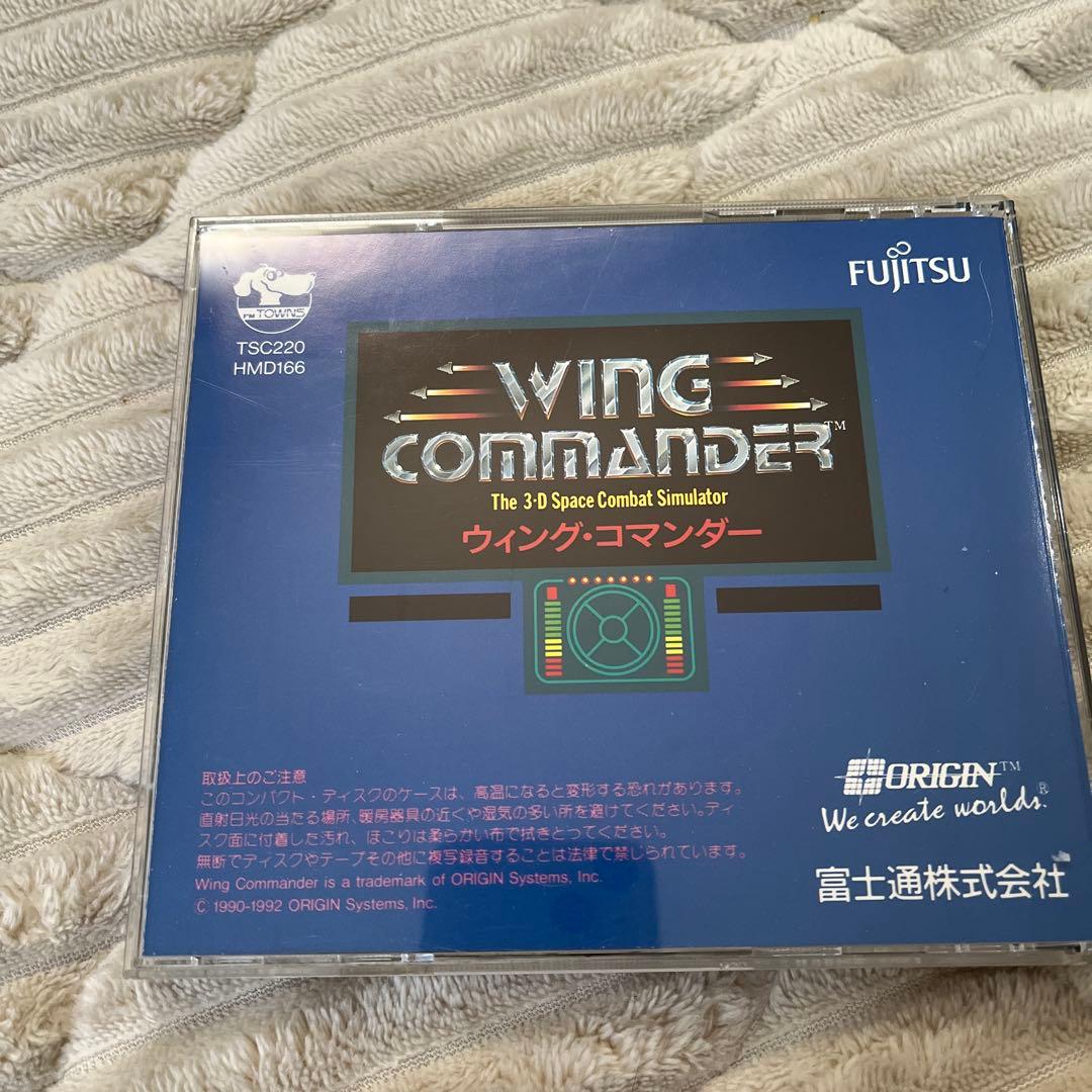 FM-TOWNS用ソフト「ウイングコマンダー」FMタウンズ CD-ROM