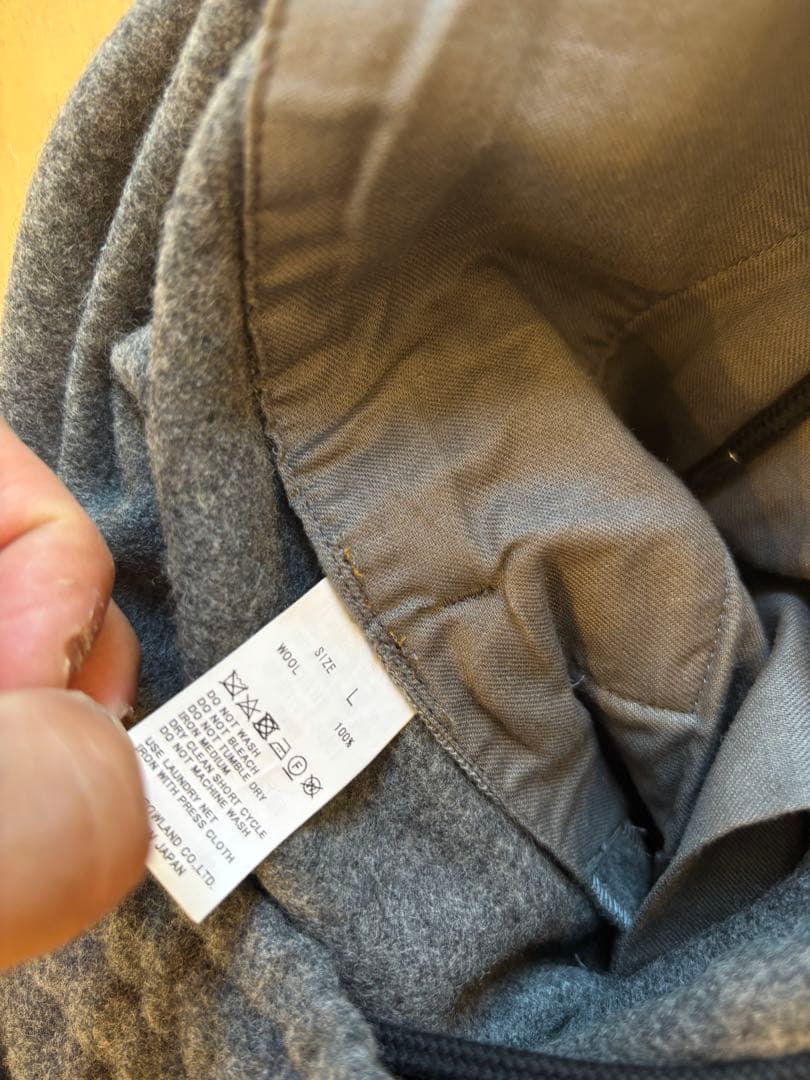 美品 CABaN ウールフリースイージーパンツ Lサイズ