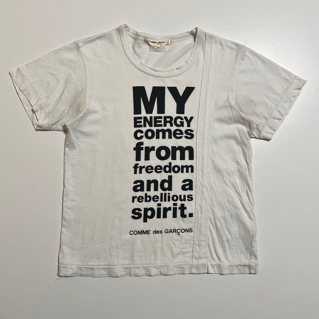 COMME des GARÇONS 半袖Tシャツ カットソー ホワイト XS