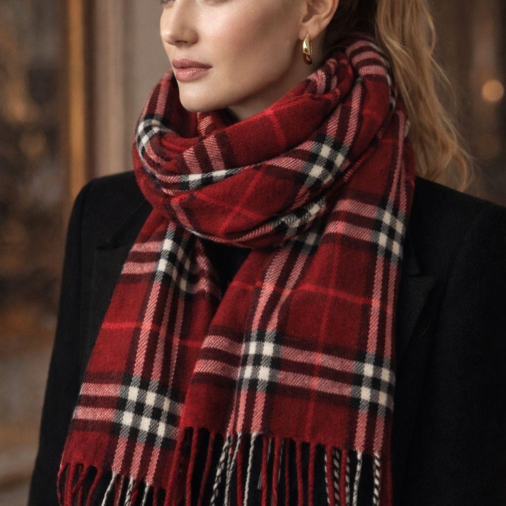BURBERRY バーバリーズ 英国製 チェック マフラー ノバチェック 美品