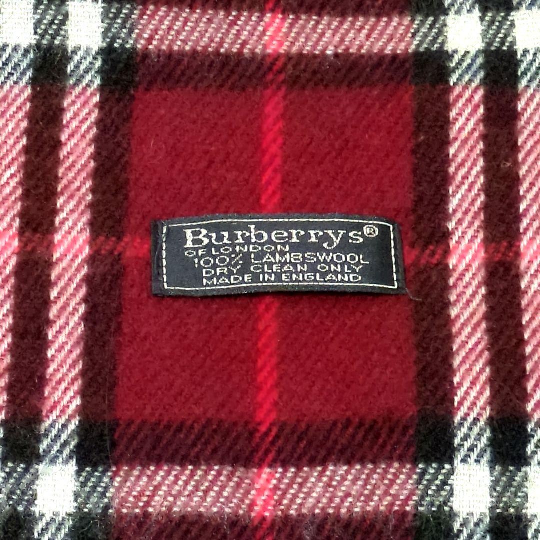 BURBERRY バーバリーズ 英国製 チェック マフラー ノバチェック 美品
