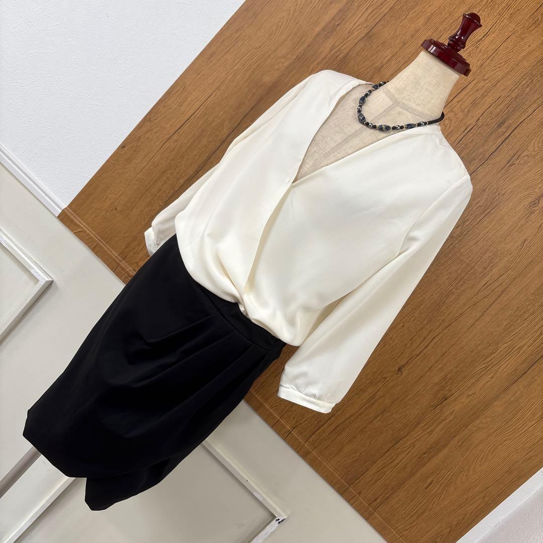 62 美品　Regina Romantico レジーナ　スタイリッシュ　ワンピ