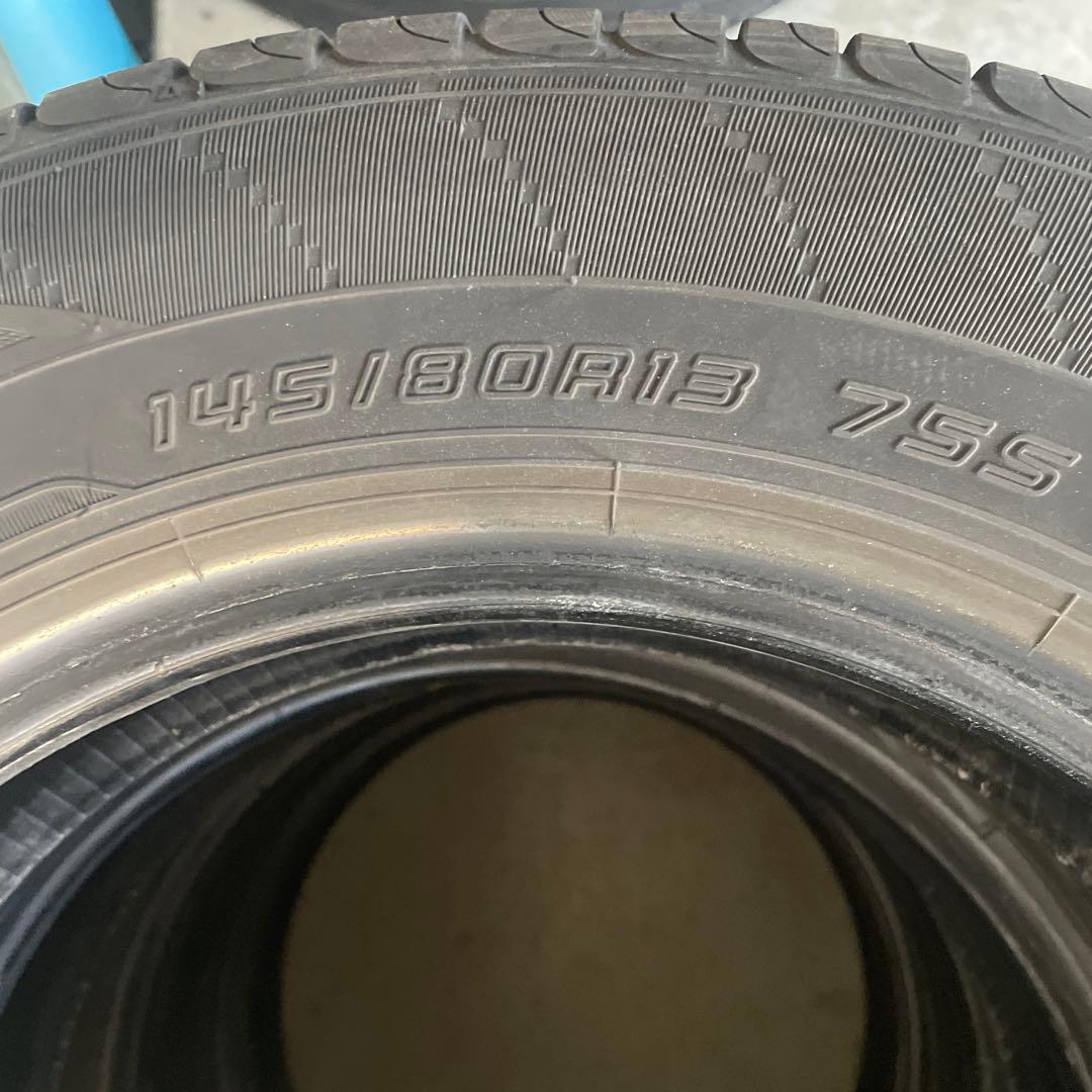 ダンロップ　ノーマルタイヤ145/80R13 23年製 21年製　4本　送料込み
