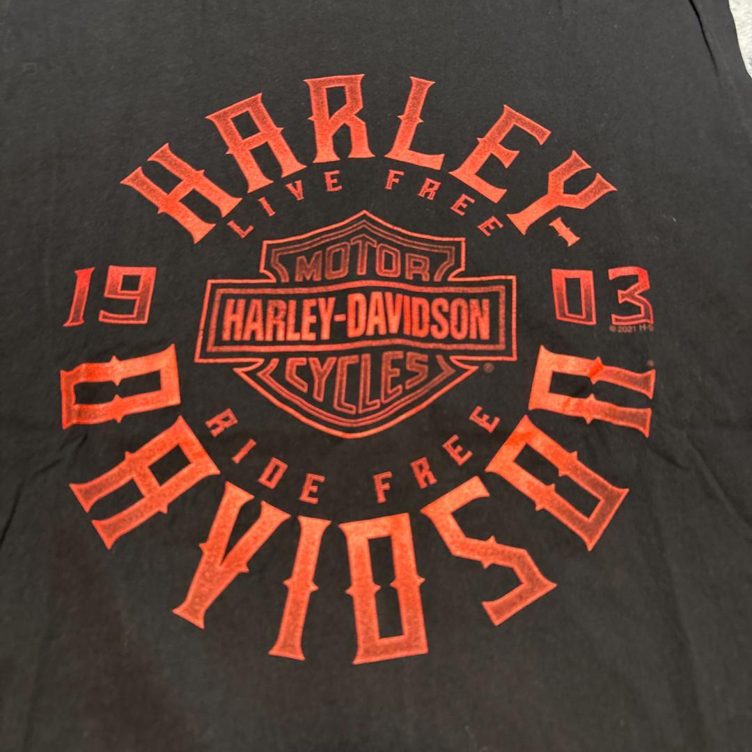HARLEY-DAVIDSON　ノースリーブ　L