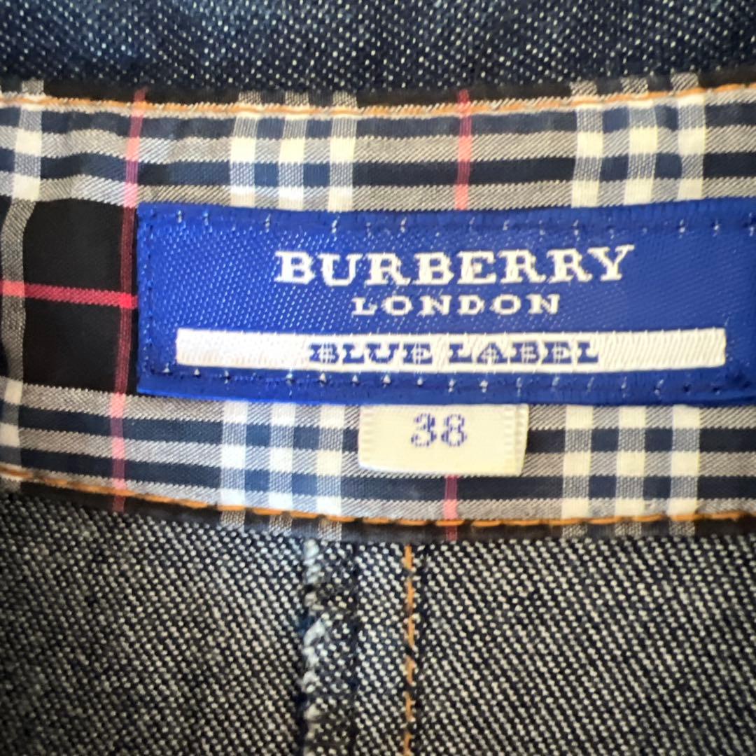 BURBERRY BLUE LABELノースリーブデニムワンピース 38
