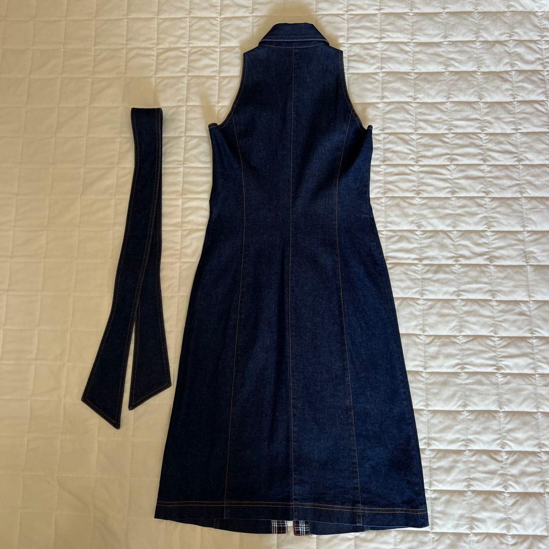 BURBERRY BLUE LABELノースリーブデニムワンピース 38