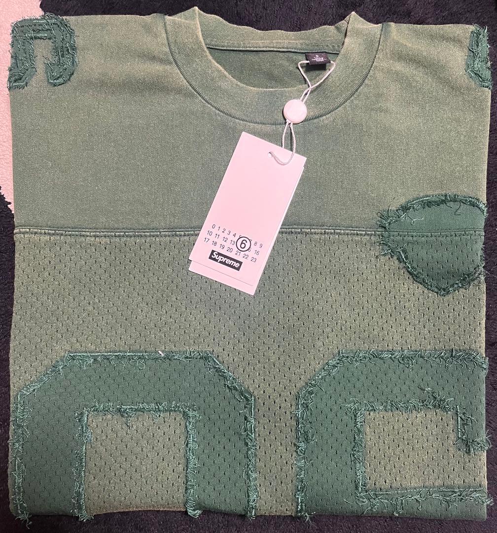 トップス Supreme mm6 cotton football jersey