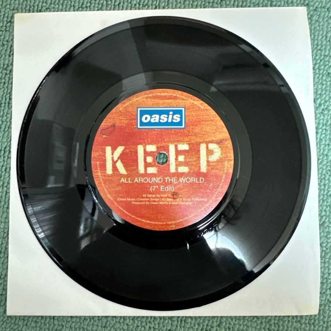 oasis『ALL AROUND THE WORLD』7inch ep レコード