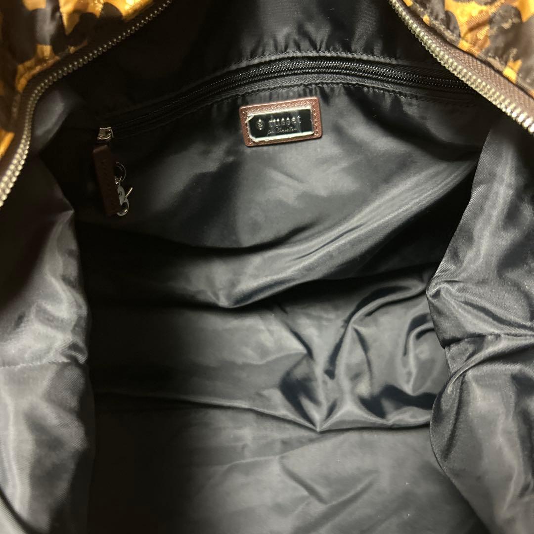 新品 ラシット レオパード　￼花柄　トートバッグ 旅行用　ボストンバック2way