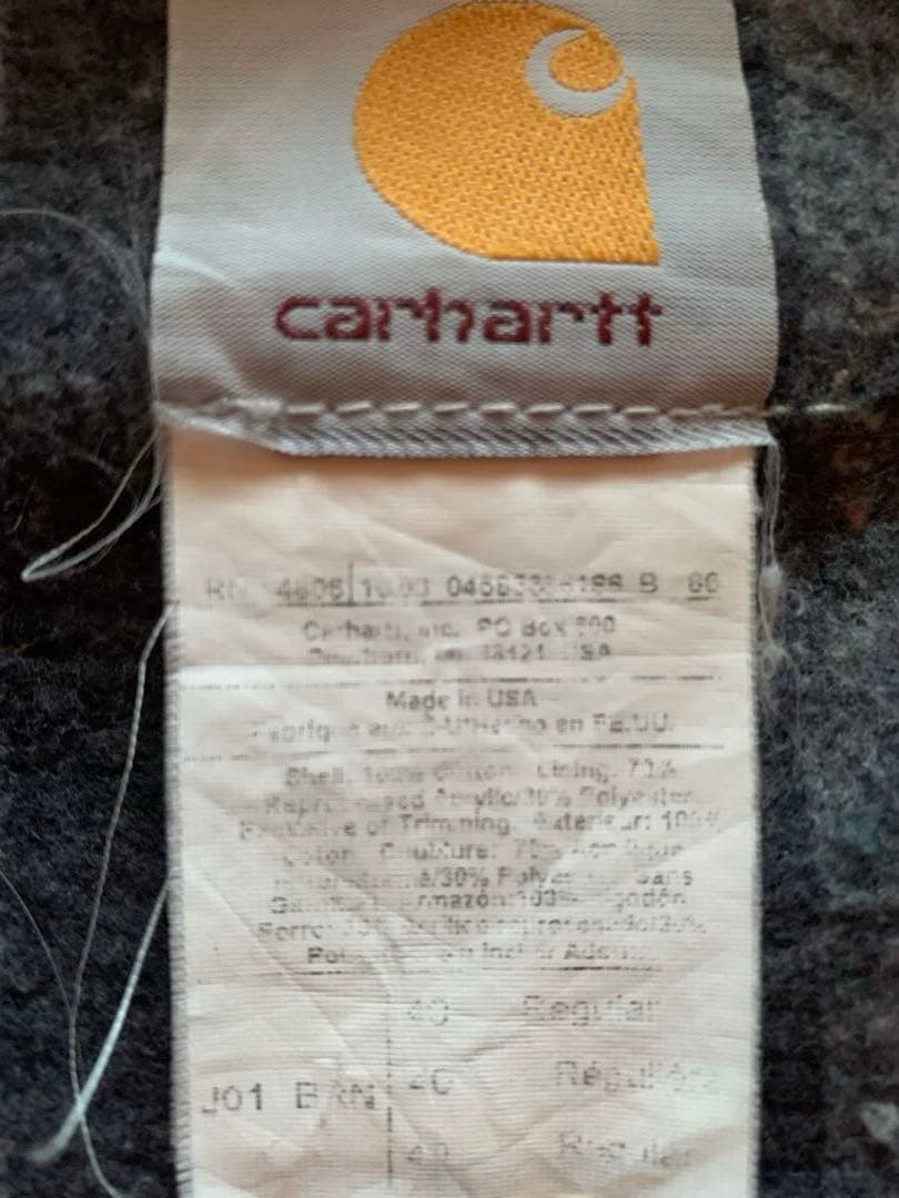 carhartt デトロイトジャケット　USA製　サイズ４０　JO1BRN