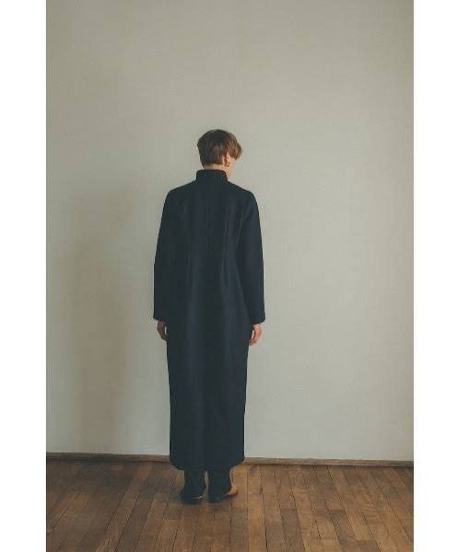 CLANE CONSTRUCTIVE LONG COAT ネイビー
