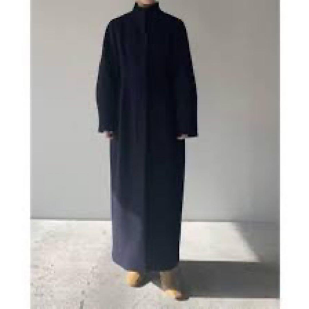 CLANE CONSTRUCTIVE LONG COAT ネイビー