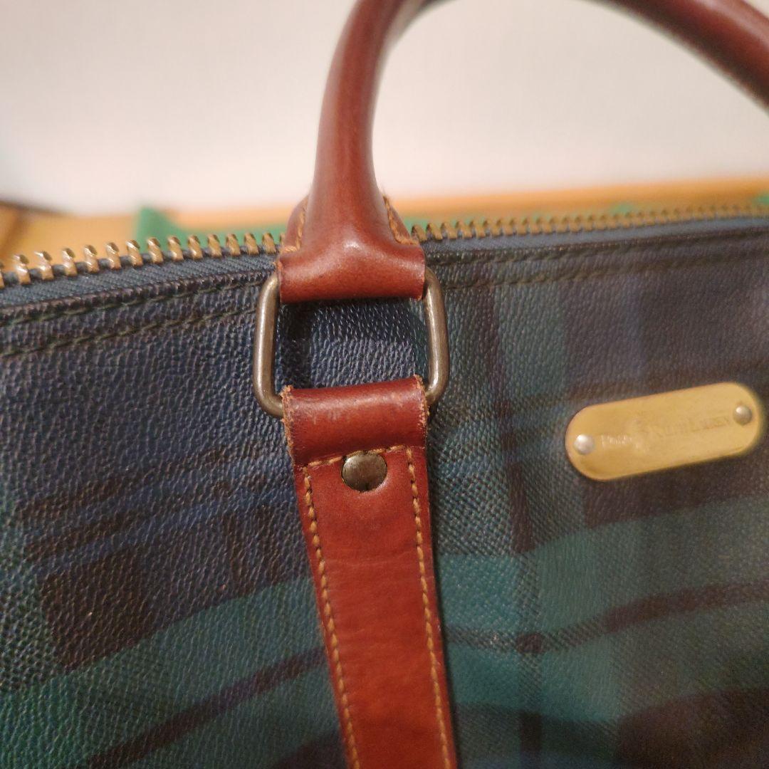 Polo Ralph Lauren チェック ボストンバッグ