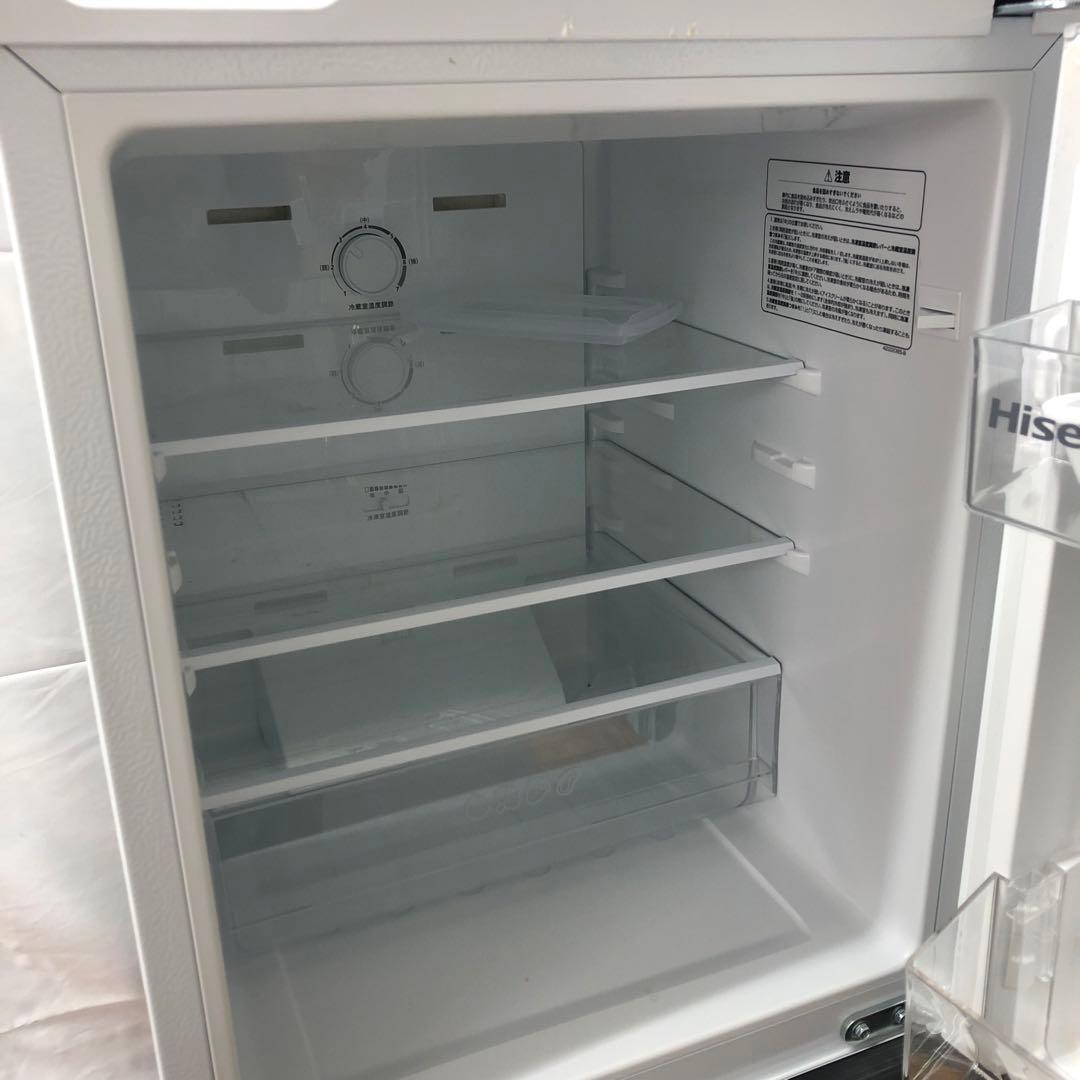 【美品】ハイセンス　ノンフロン冷凍冷蔵庫　HR-D13E3W　2024年製　K