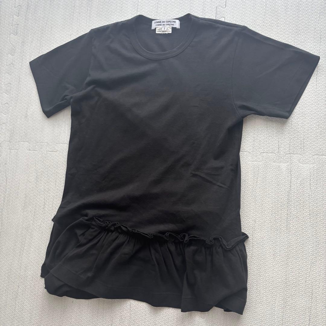 希少】COMME des GARÇONS ギャルソン フリル付 Tシャツ