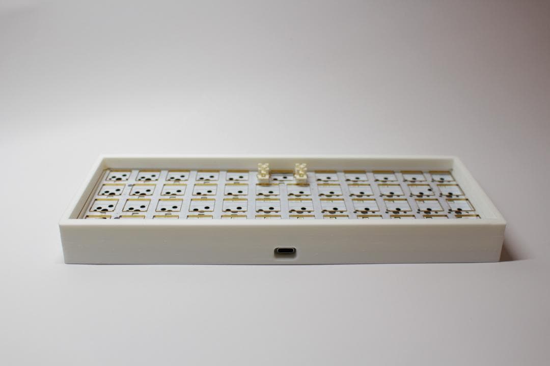 [vial対応] 40%自作キーボード lb47 (バックライトrgb付き)