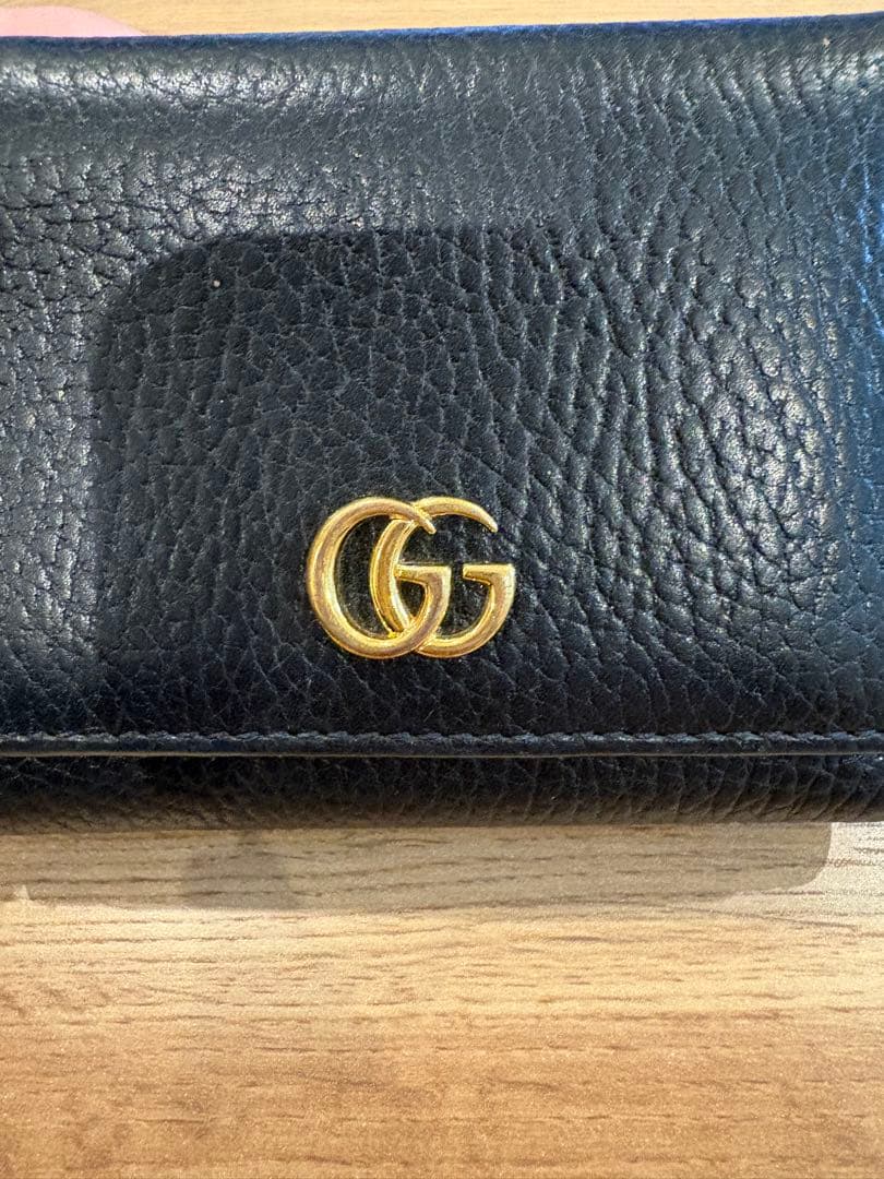 GUCCI 三つ折り財布/本革