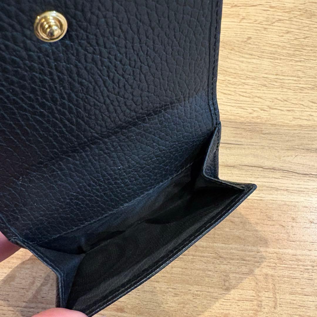 GUCCI 三つ折り財布/本革