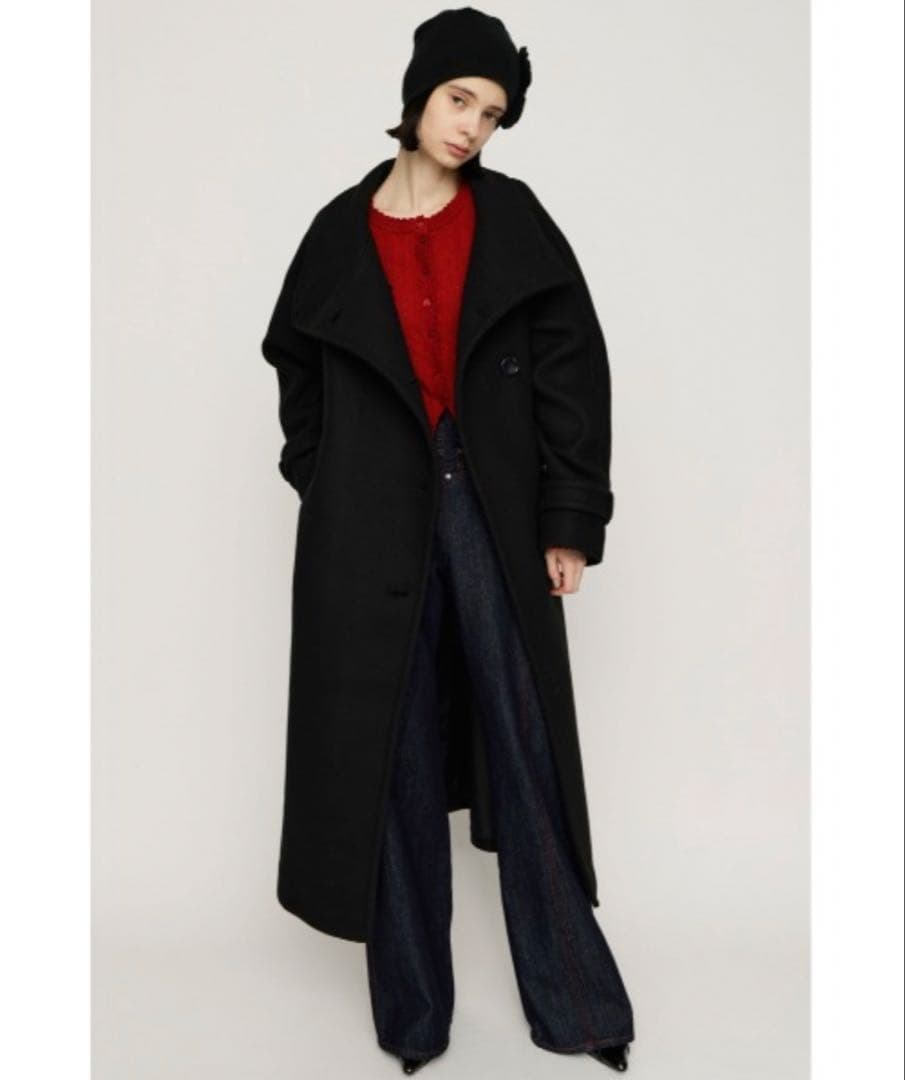 【さくらページ】SLY STAND NECK LONG COAT