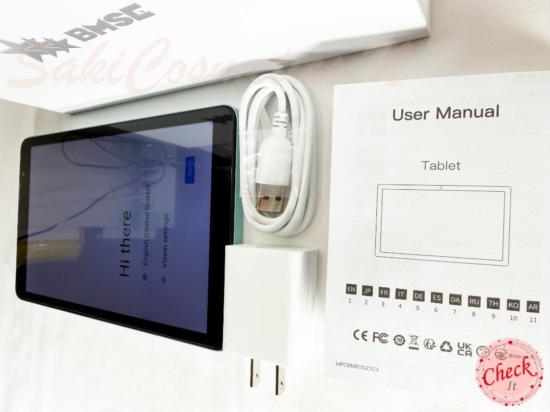✨最新版8インチタブレット✨ BMSE♡A80 付属品完備 動作確認済み✨