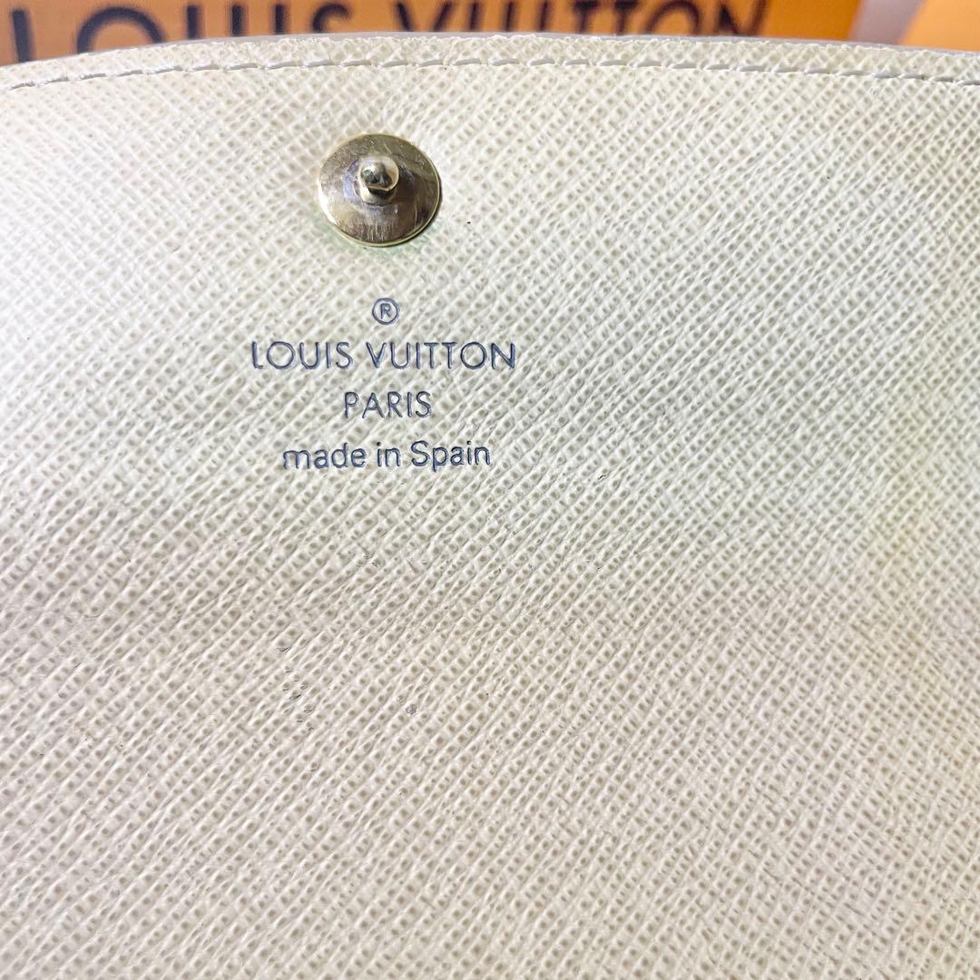 LOUIS VUITTONダミエアズール二つ折り財布 ポルトフォイユ・サラ
