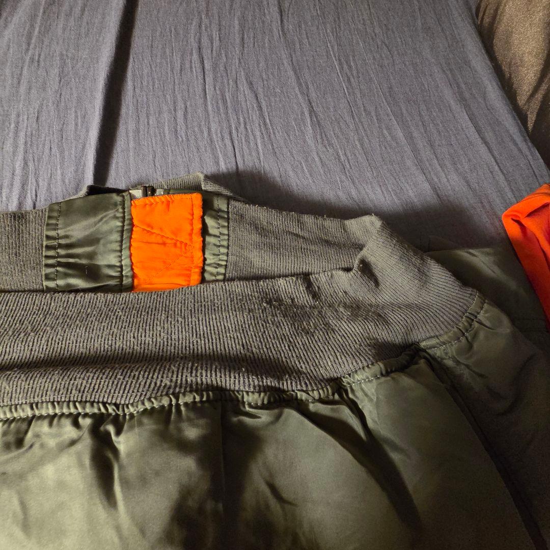 90s USA製 ALPHA INDUSTRIES MA-1 L