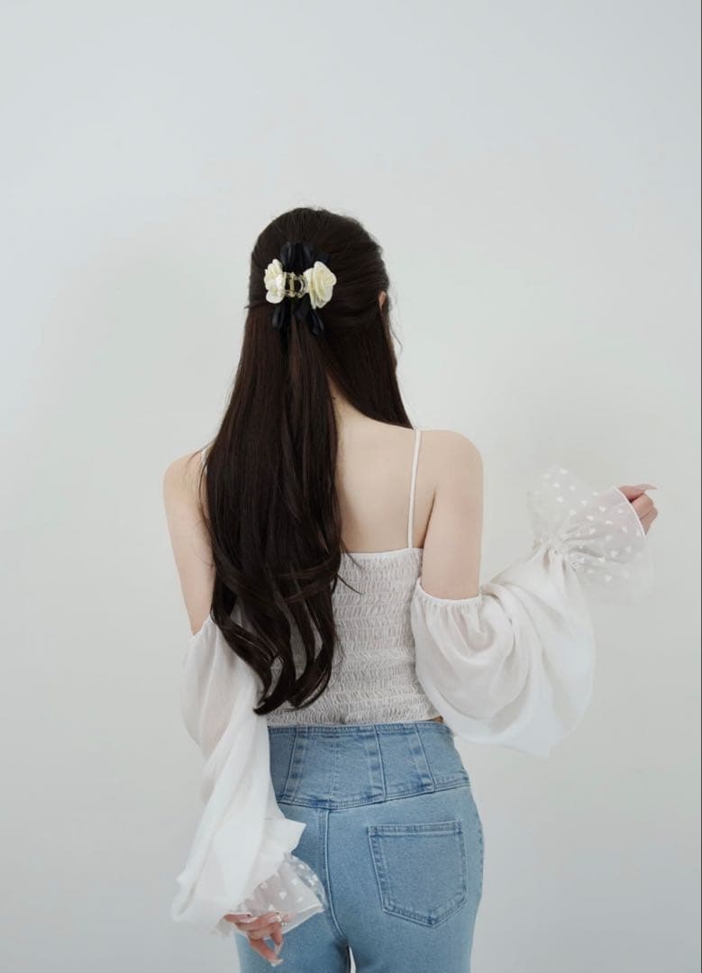 Lumignon ルミニョン　Mellow Heart Tulle Top
