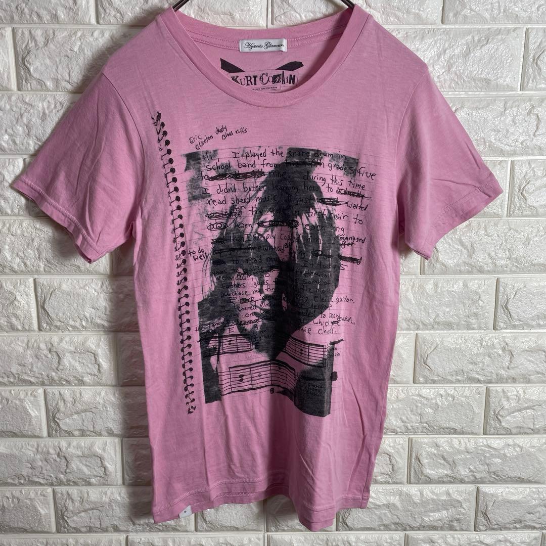 HYSTEICGLAMOUR カート コバーン レディスTシャツ M ピンク