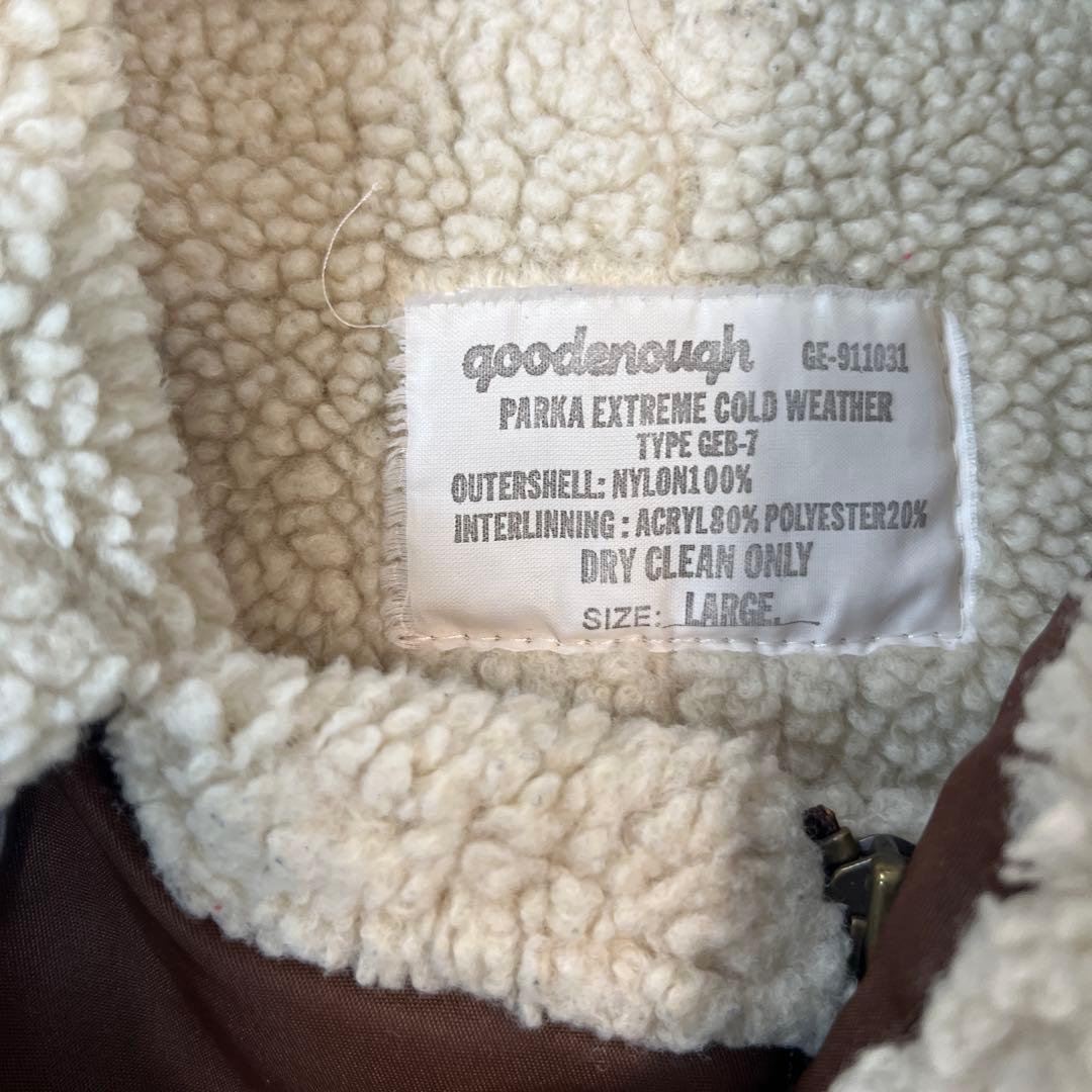 goodenough グッドイナフ　ボアジャケット