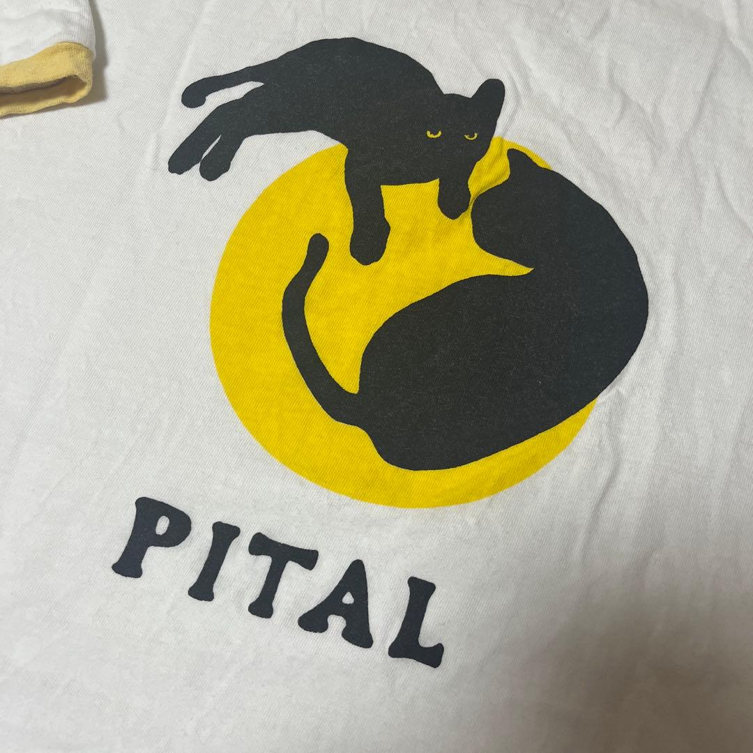 KAPITAL リンガーTシャツ 猫グラフィック Tシャツ キャピタル