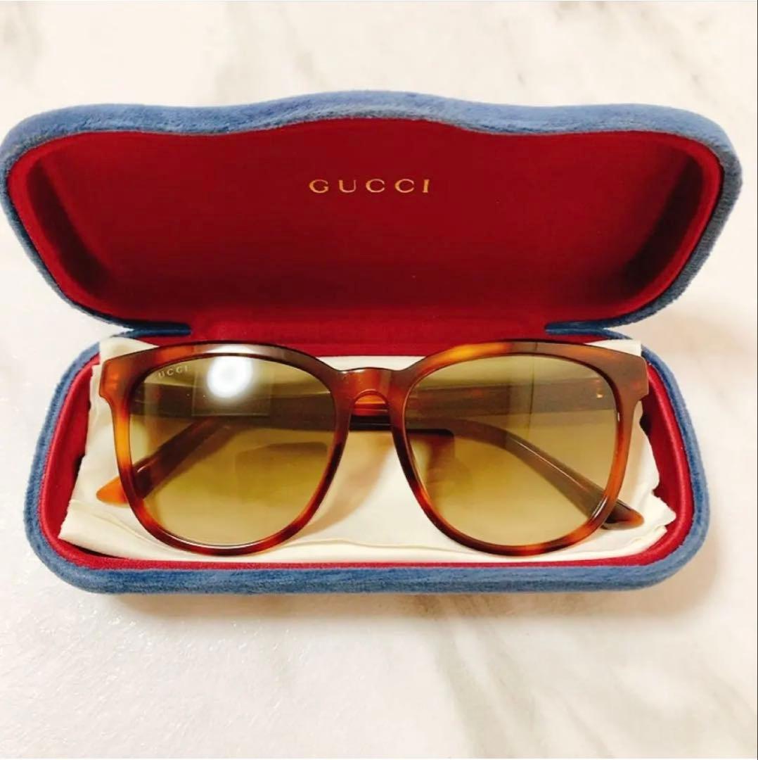 m*e様 【美品】 GUCCI グッチ サングラス スター GG ロゴ べっこう