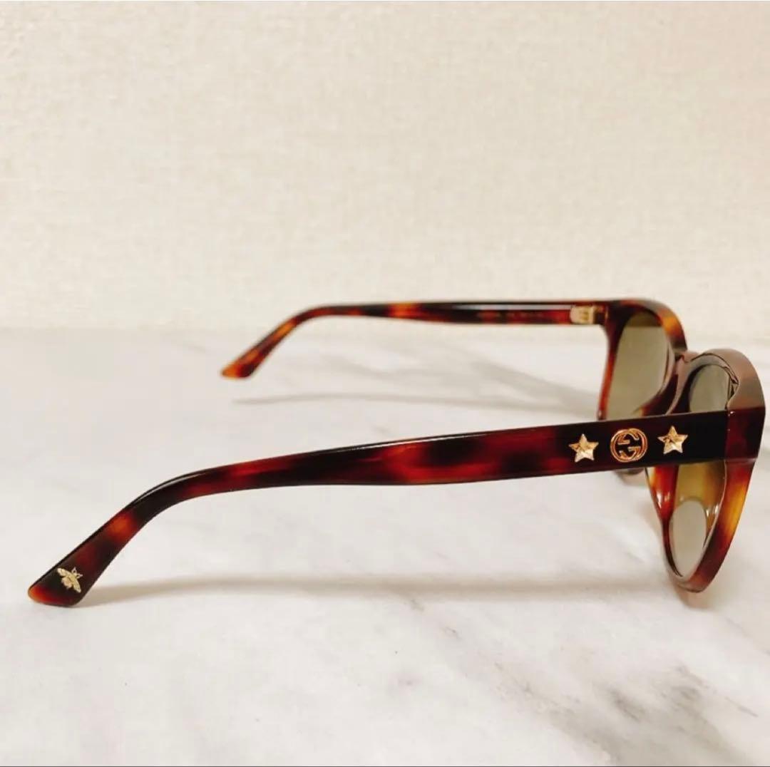 m*e様 【美品】 GUCCI グッチ サングラス スター GG ロゴ べっこう