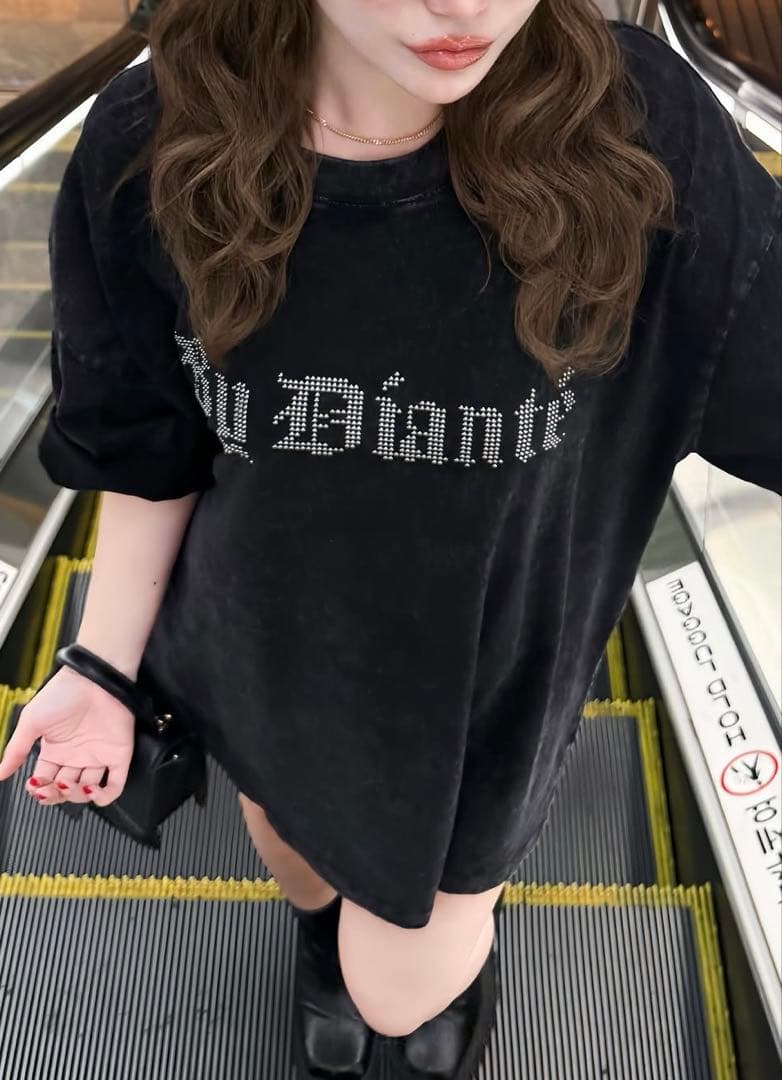 ☆DIANTEディアンテ☆スタッズヴィンテージTシャツ☆