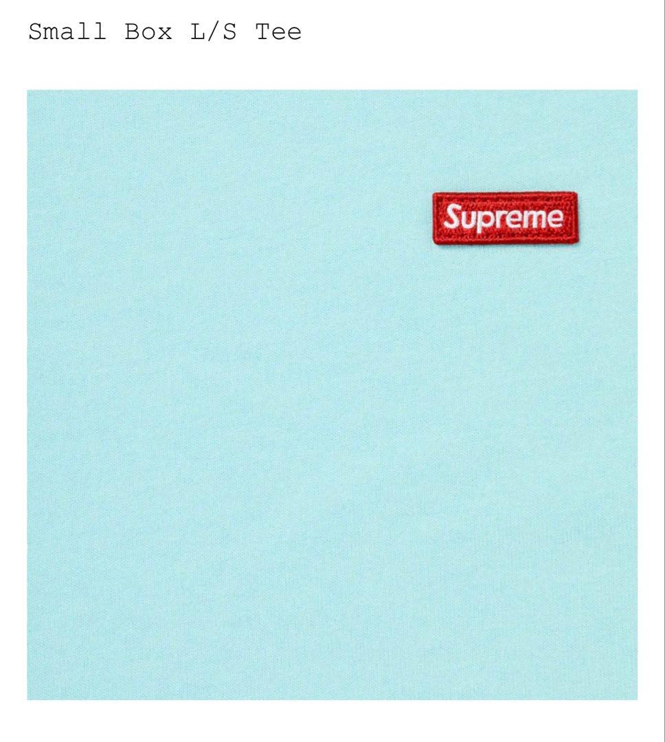 Small Box L/S Tee 【S size】 Cyan
