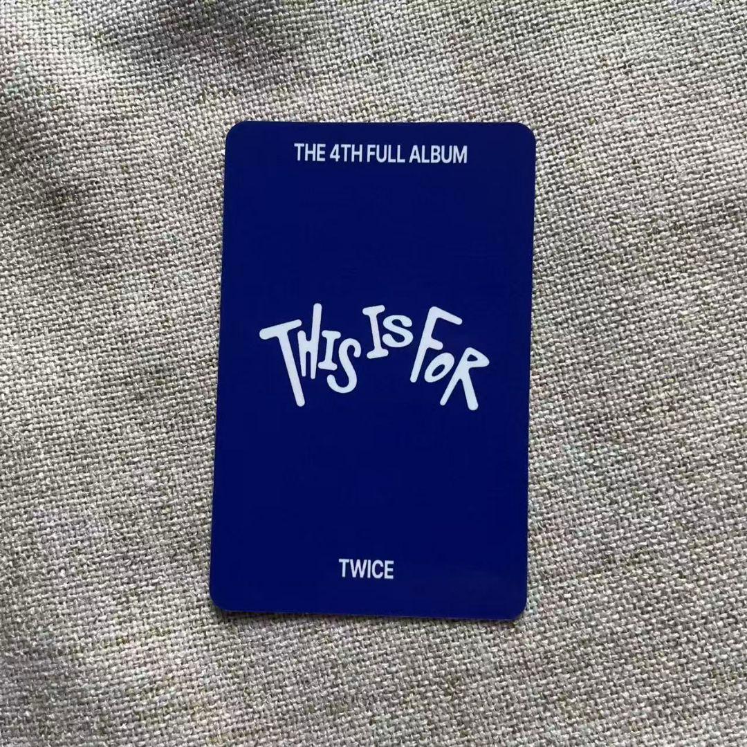 TWICE THIS IS FOR 限定 サノク トレカ ミナ