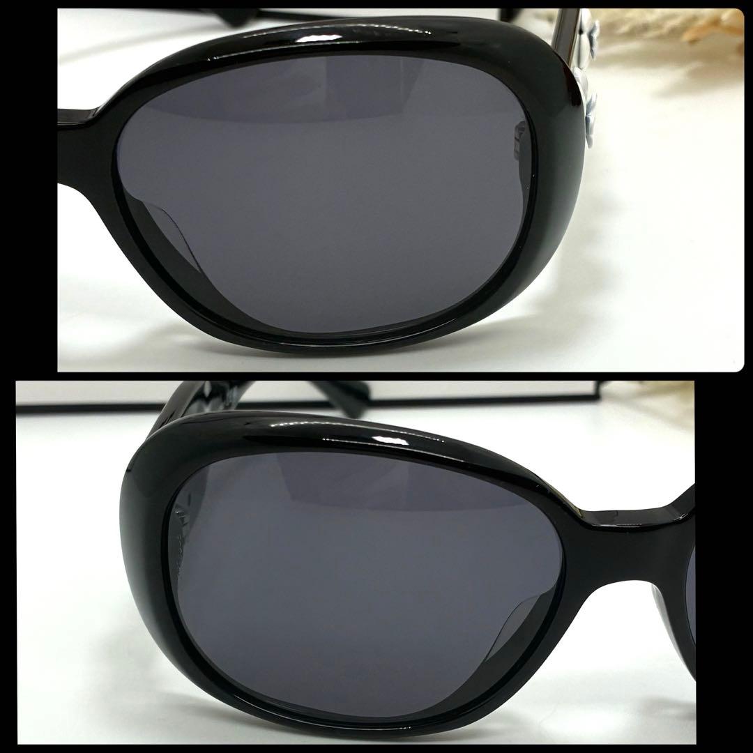 CHANEL シャネル サングラス 5113 カメリア 黒 オーバル
