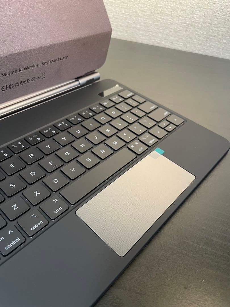 ipad Air、iPad proキーボード ケース、13、12.9インチ黒い