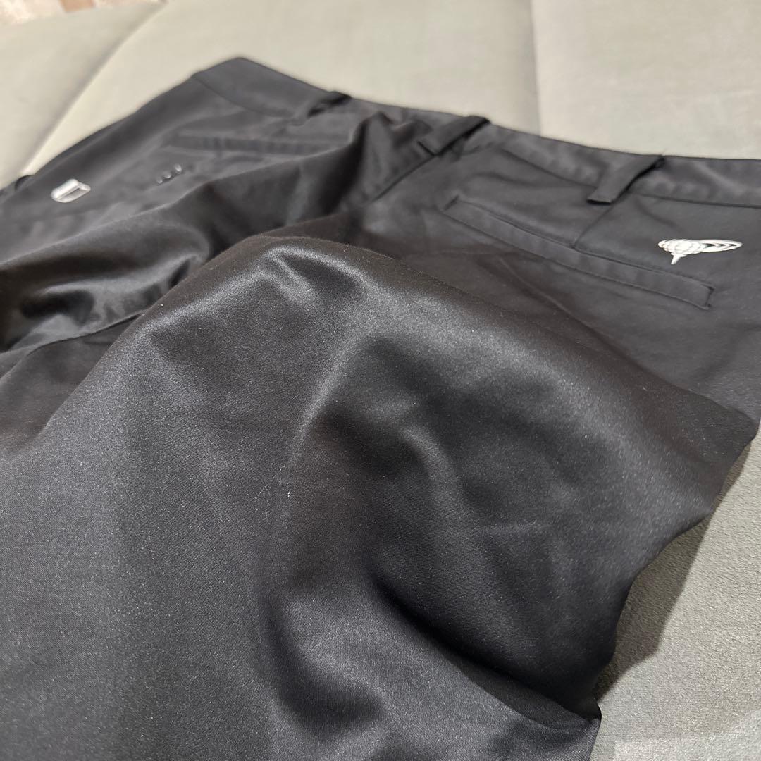 【BEAMS GOLF】　ブラック　ゴルフパンツ　裏起毛　L