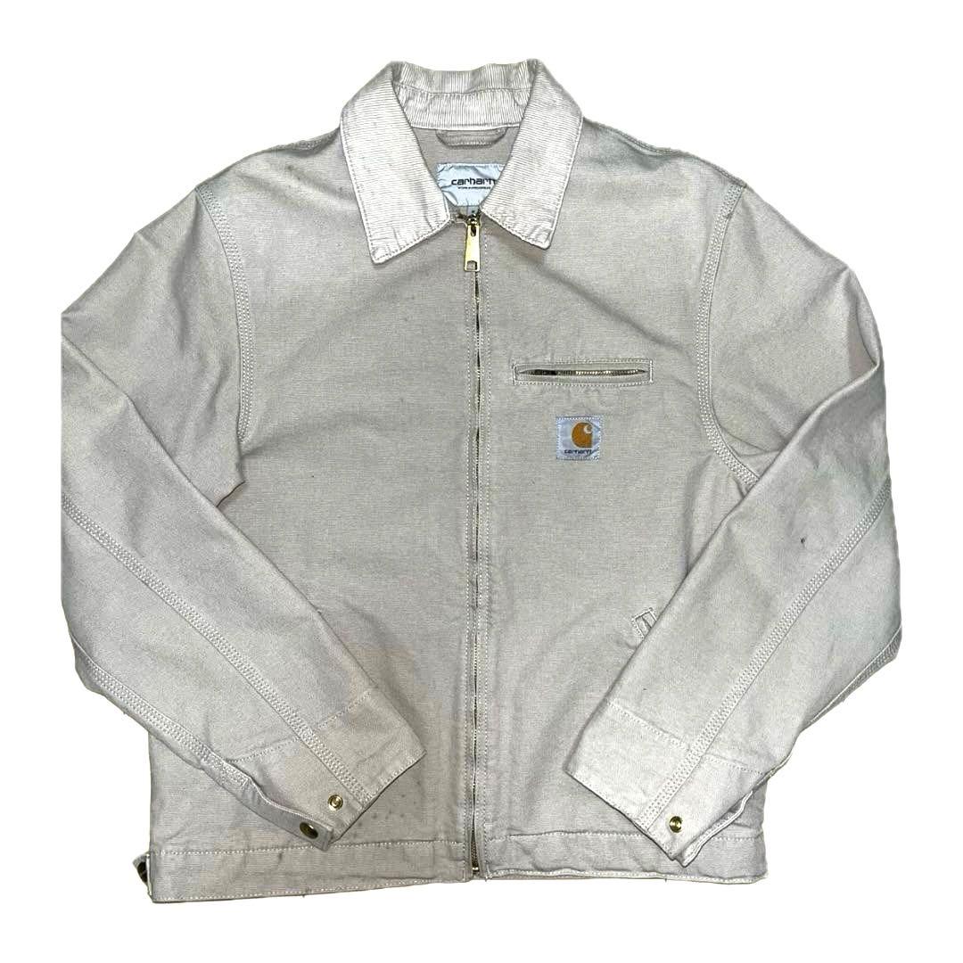 Carhartt デトロイトジャケット ベージュジャンパー　Sサイズ　美品　レア