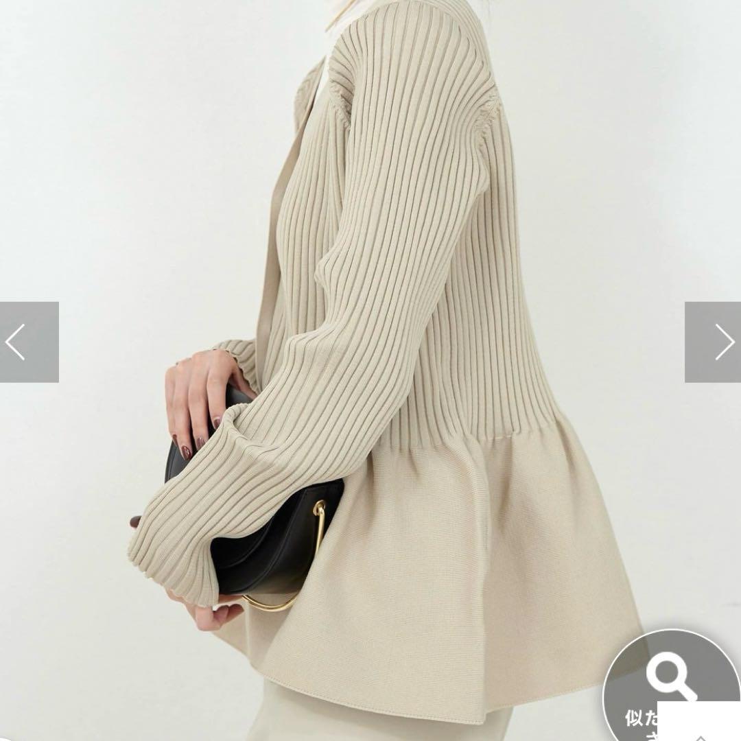 未使用品❣️GALLARDAGALANTE ペプラム2WAYカーディガン