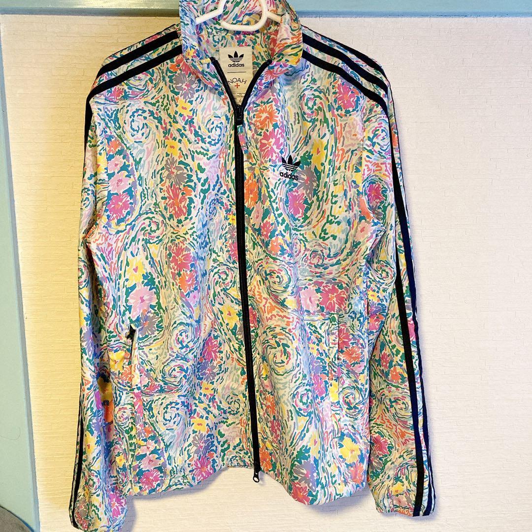 アディダス セットアップNOAH ADIDAS コラボ花柄 総柄 ジャージ 長袖