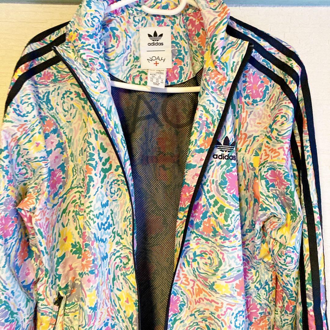 アディダス セットアップNOAH ADIDAS コラボ花柄 総柄 ジャージ 長袖