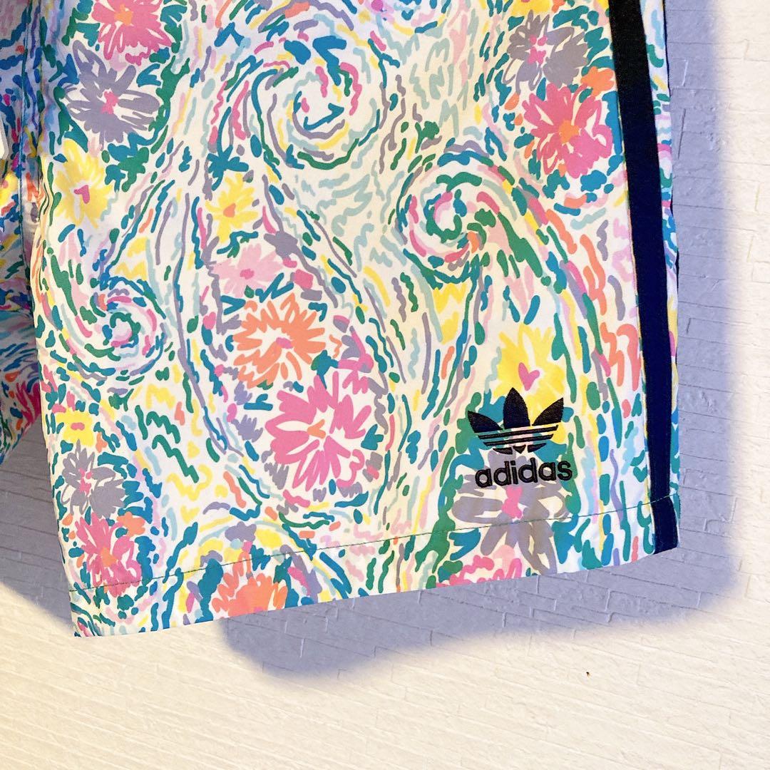 アディダス セットアップNOAH ADIDAS コラボ花柄 総柄 ジャージ 長袖