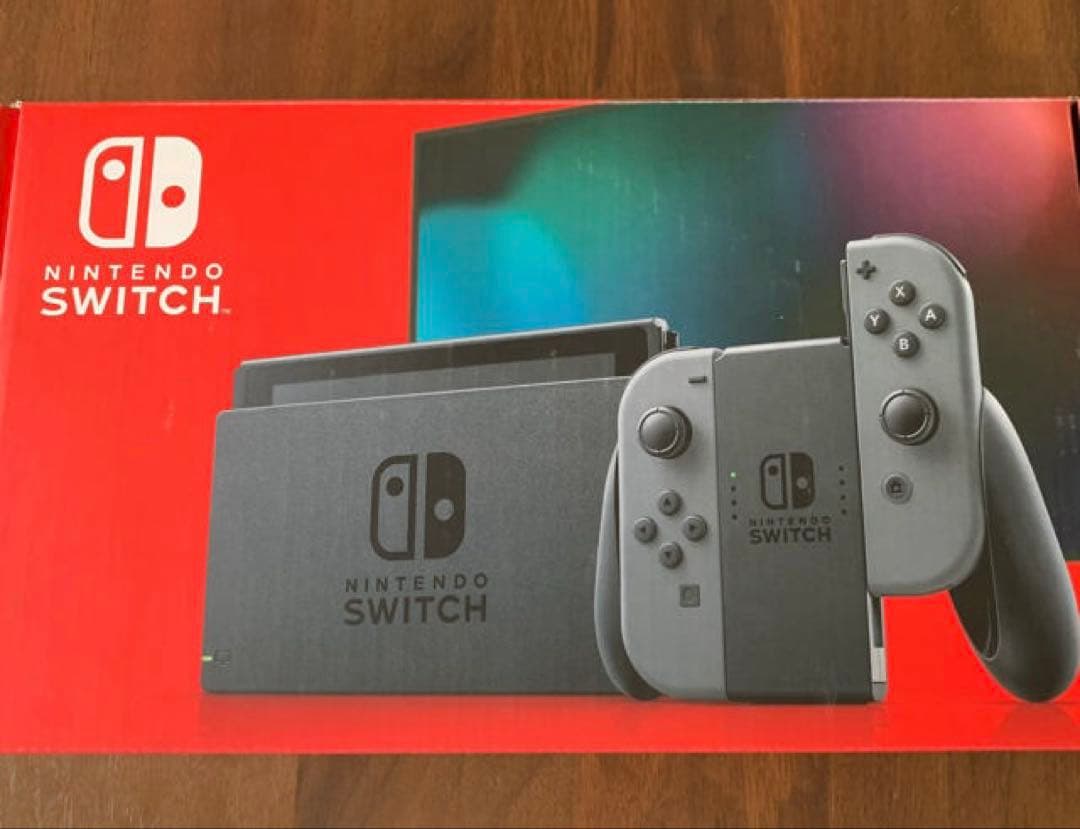 ほぼ新品！Nintendo Switch グレー 付属品全部込、おまけ付き！
