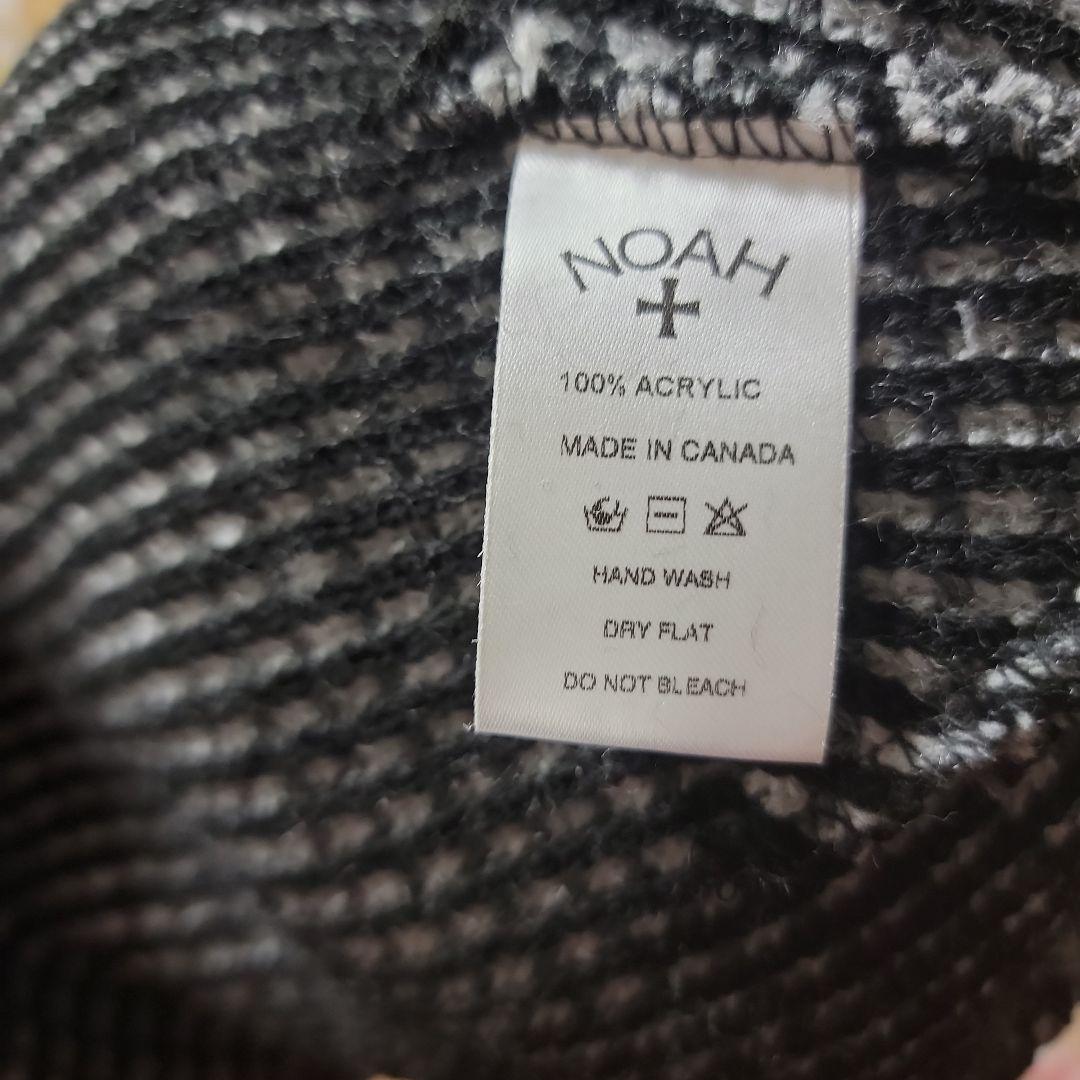 NOAH Tri-Color Beanie Black ノア ビーニー