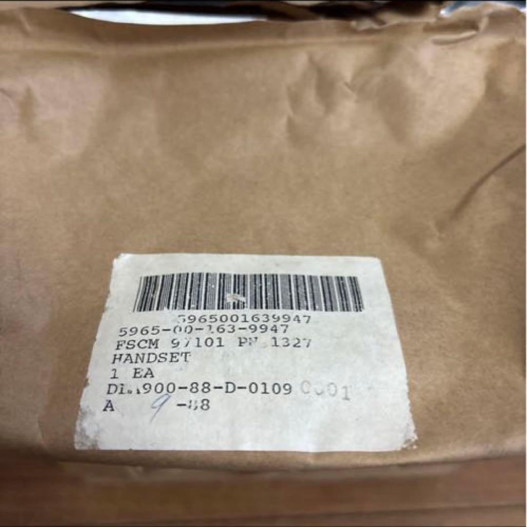 デッドストック　米軍　実物　HANDSET H33/PT ハンドセット　①