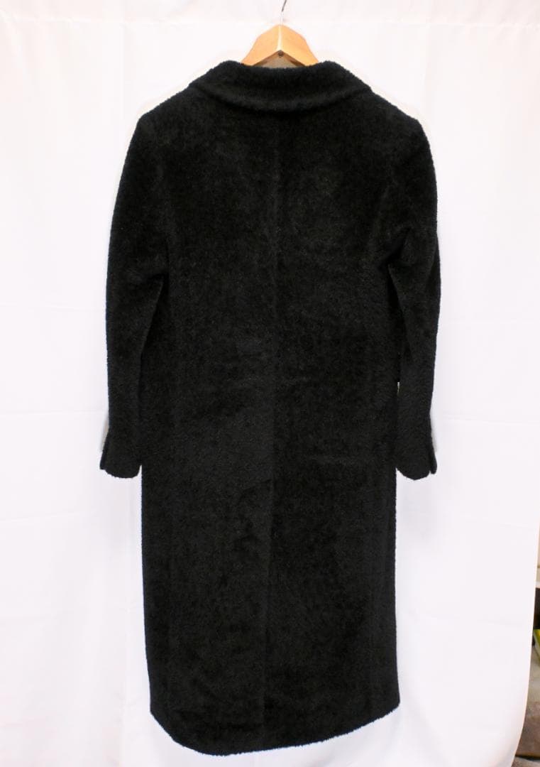Max Mara シャギーコート ブラック 40サイズ 白タグ アルパカ 美品